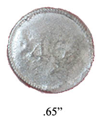 46th Regt Button
